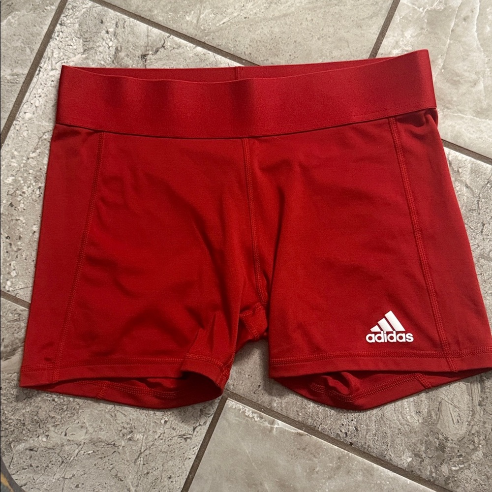 adidas Red Women's Bike Shorts